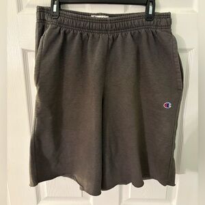 Champion men’s Grey Fleece Shorts Size XL
